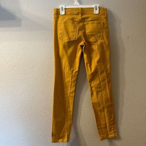 Loft yellow modern skinny jeans size 00P - Picture 3 of 5